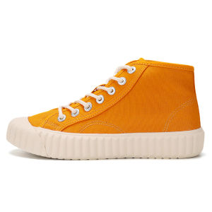 Feiyue Creative Trendy Womens Canvas Shoes French Style White and Green Small Casual Sporty Shoes with Low Ankle Height