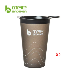 Mountainhiker | Bình Nước Mềm Gấp Gọn MAP BROTHER 200ml Chất Liệu TPU Dùng Cho Thể Thao Ngoài Trời - Bền Bỉ Khi Chạy Bộ Đi Bộ Đường Dài Đạp Xe Leo Núi