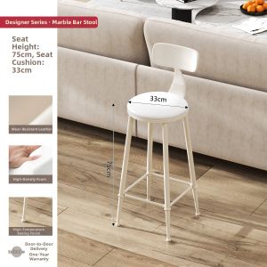 Creamy Style Rock Panel Bar Table