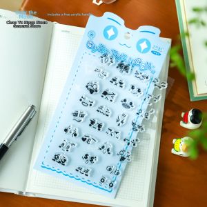 2ABC | Cute Emotional Expression Silicone Stamp for DIY Scrapbooking