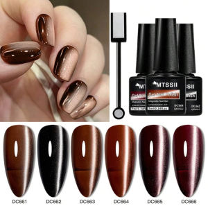 Bộ 7 Sơn Gel Móng Tay Cao Cấp Hiệu Ứng Hạt Thủy Tinh Ánh Trăng Bán Vĩnh Cửu Tẩy Được Bằng Đèn UV/LED Dùng Cho Làm Nail Nghệ Thuật Tự Làm