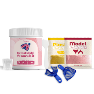Feimuko Plaster Teeth Model Kit Daily Convenient Diy Handmade Teeth Contour Model Kit Assists In The Creation Of Dental Models