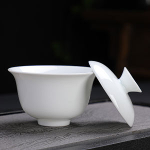 ชุดเครื่องดื่มชาเซรามิกสีขาวแบบเต็มชุด ชุดชาถ้วยใบเดียวสไตล์เรียบง่ายสำหรับใช้ในบ้านและร้านกาแฟ ผลิตจากจีนแผ่นดินใหญ่