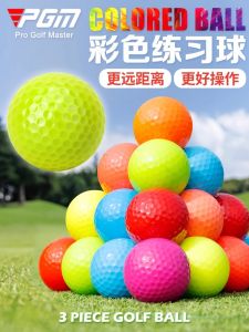 Bóng Golf PGM Mới Nhiều Màu Sắc Hai Lớp Ba Lớp Bóng Tập Luyện Bóng Golf Bền Cho Người Mới Và Chuyên Nghiệp