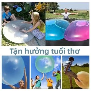 Bóng Nước Bơm Hơi Siêu Lớn Giảm Stress Đồ Chơi Bể Bơi Tương Tác Bằng Chất Liệu TPR Đàn Hồi Khổng Lồ Dành Cho Mọi Lứa Tuổi