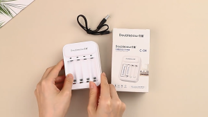 Mixed Rechargeable Batteries (4x AA+ 4x AAA ) + Smart Charger with LED Indicator - Ideal for Remotes Game Controllers & Household Gadgets