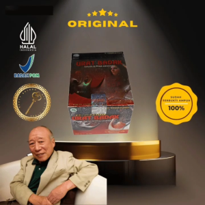 1box 10sachet herbal alami cap badak original