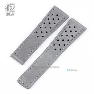 20mm 22mm 24mm Universal Cowhide Leather Wristbelt Fold Buckle Strap Business Watchband Frosted Soft Bracelet for Men Women Belt