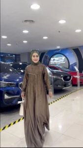 Zahira1808 Naila Gamis Bahan Armani Silk Jaguar Ombre Import Gamis Murah Trendi Baju Syari Muslim Wanita Ibu Terlaris Baju Pesta Adem Nyaman Di Pakai Real pict