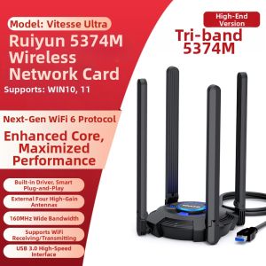 Wavlink | Tri-Band WiFi 7 Gaming Wireless Adapter USB