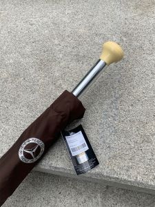 Mercedes-Benz Umbrella Classic Gear Shift Design Car Mounted Backup Sunscreen Semi-Automatic Large Handle Umbrella