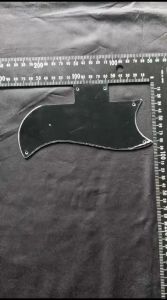 Pickguard Gibson SG Std Half Face Black 3Ply