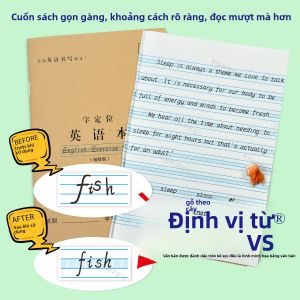Sổ Tay Tiếng Anh Định Vị Từ Cây Gỗ ZDW012 Sổ Tay Học Sinh Tiểu Học Trung Học Cơ Sở Trung Học Phổ Thông Sơ Cấp Tập Luyện