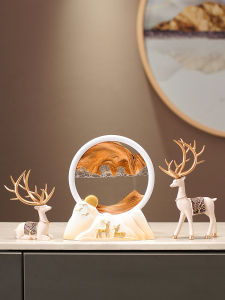 MEIWEISI | Home Decorative鹿流沙画摆件 Living Room Decor