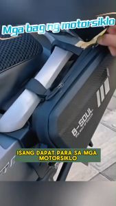 【New Arrivals】Waterproof 2L Motorcycle Saddlebag with Double Zipper Universal Motorbike Side Bag Firmly Fixing Rear Seat Luggage Bag with Trimmable Sticker Storage Motorbike Racing Race Moto Helmets Travel Bags upgrade Saddle Bag For Motorcycle Side Box