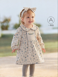 babylove | Comfortable Soft French Style Girls Baby Dress Cotton