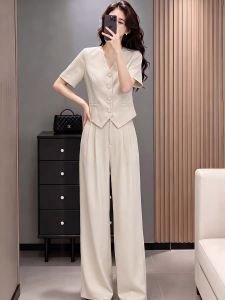 SUYE | Summer New Fashion V-neck Leisure Suit