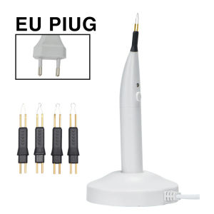 Dental Electric Cautery Pen Hemostatic Electrocoagulation Pen Gutta Percha Cutter with 4 Replaceable Tip Oral Surgery Instrument