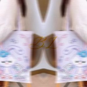 CH-FASHION Fashion Cartoon Ins Canvas tote Bag Student School Bag One Shoulder Shopping Bag Simple Handbag