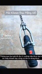 Mũi khoan đục mộng vuông mũi đục lỗ vuông Kimmie ( 6mm 10mm 16mm) cao cấp