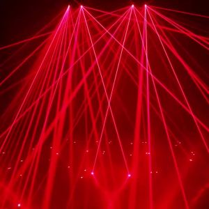 RGBW 27-Beam Laser Dj Light Stage Lights Disco Strobe UV Effect Dmx Remote Lazer Club Lights for Weeding Events Show Concert