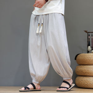JIARONG | Men Summer Thin Casual Pants High-end Linen Trousers