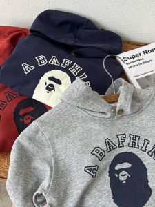 Áo Nỉ in Chữ Cho Trẻ Em Mùa Xuân Thu Đông Thường Ngày Có Mũ Trùm Đầu in Hình Hoạt Hình Cotton Polyester Pha Trộn Cho Bé Trai Và Bé Gái