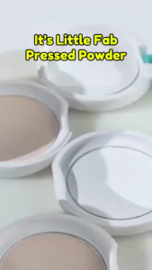 LITTLE FAB KIDS Pressed Powder Cinnamoroll 14gr / Bedak Padat Anak / Edition Cinnamoroll