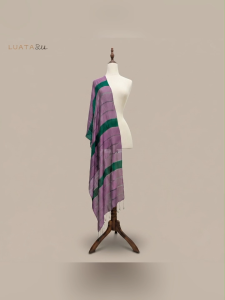 Khăn Lụa Cao Cấp Ký Ức Miền Xanh Luata Silk - Khăn Choàng Cổ Lụa Tơ Tằm Phong Cách Vintage Quà Tặng Sang Trọng