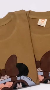 Kaos Anak Perempuan Bahan Adem Cotton Combet 24s Premium