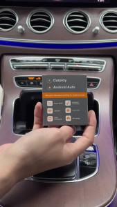 Bộ Chuyển Đổi Không Dây EKIY Mini Carplay Android Auto Nhỏ Gọn Hộp AI Tự Động Với Kết Nối Có Dây Để Nâng Cấp Màn Hình Dễ Dàng Lắp Đặt.