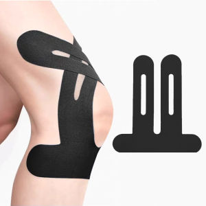 10Pcs Kinesiology Tapes Knee Tape Precut Strips Waterproof Sport Tape Elastic Latex-Free Athletic Tape Kinesiology Tapes For Gym