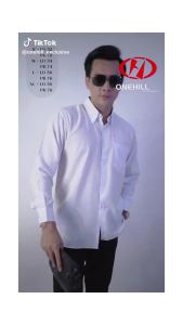 KEMEJA POLOS FORMAL PRIA VIOLET LENGAN PANJANG ONEHILL/NINEHILL