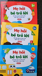 Sách Mẹ Hỏi Bé Trả Lời Rèn Luyện Trí Thông Minh IQ Phát Triển Ngôn Ngữ Và Giao Tiếp Dành Cho Bé Từ 0-6 Tuổi