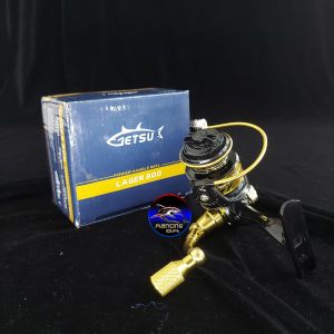 Reel Pancing Getsu Lager•  Power handle  Ukuran 800• 12 + 1 ball bearings