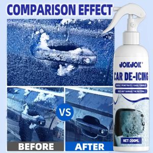 NEW 200ml Car De-Icing Spray - Multifunctional Ice Melter Fast Snow Removal Safe for All Vehicles Home and Commercial Use