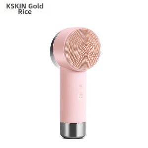 Gold Rice KD307 Pink Beauty Facial Cleansing Instrument Electric Rechargeable Massage Home Use Pore Cleaning Device