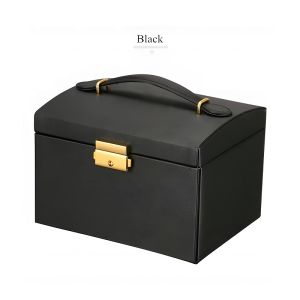 JNL JB02 Three-layer Leather Jewelry Box