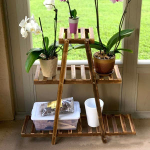 🔷ส่งด่วน🔷 ชั้นสำหรับวางกระถางต้นไม้ DIY 3 ชั้น