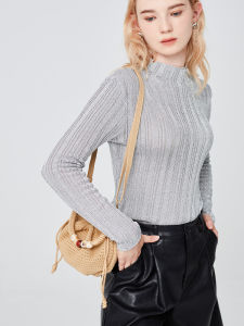 Dgenius Original Womens Crossbody Bag Commute Woven Bag Simple Single Shoulder Bag Fashionable British Style Daily Use