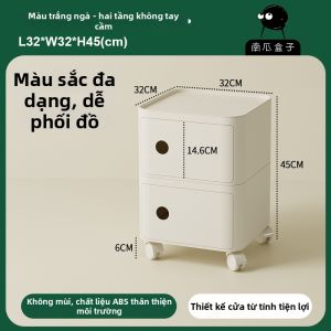 NANGUAHEZI | Tủ Lưu Trữ Đa Lớp Di Chuyển Nhỏ Dopamine