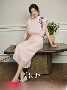 JK&JS | Đầm Cinching eo Gợi cảm từ Lụa Mỏng