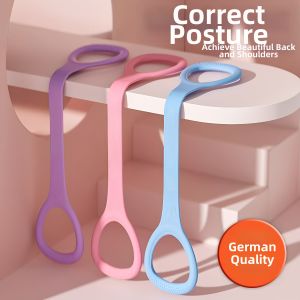 LUTUMEI | Figure 8 Tensioner Resistance Band for Back and Shoulder Stretch Yoga