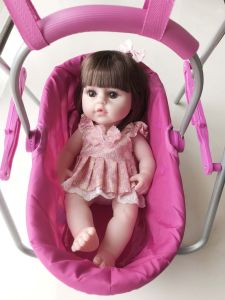 Realistic Silicone Doll Toy for Girls Sleeping Drinking Urinating Fake Doll Soft Plushie Life-like Doll Collectible Figure