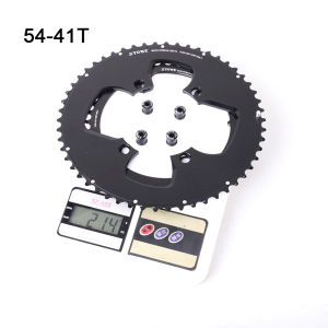 STONE CNC Alloy 7075 Double Chainring BCD107 107mm Chainwheel 4 Bolts 48T 33T 50T 37T 46T 35T 54T 41T for FORCE ETAP AXS Power Meter 12 Speed Flattop Chain Cranks Ring