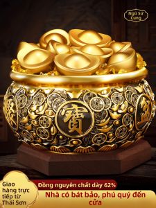 YISHUIGE | Wealth Attraction Brass Treasure Pot