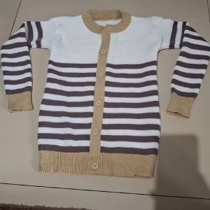 Baby Cardigan Korea 1-6 Tahun Strip Warna & Sweater Anak