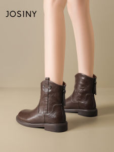 Josiny | Thick Sole British Style Boots