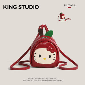 Cute HelloKitty Womens Backpack 2025 New Fashion Sweet Girls Single Shoulder Cat Backpack Commuter Backpack