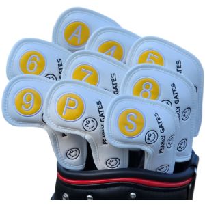 Pg Smiley Face Porsche WGC Five-Pointed Star Iron Stem Casing Golf Club Sleeve Rod Head Cover Protection Sleeve Magnet